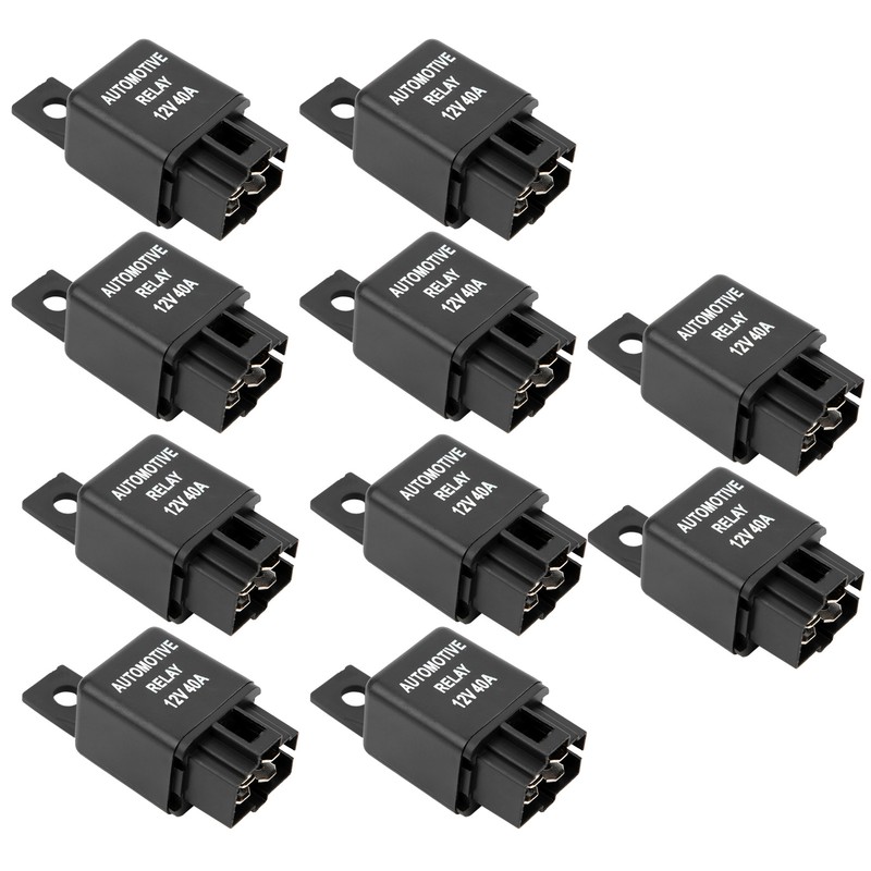 10Pcs DC12V 40A Automobile Car Air Conditioner Condensers Relay with