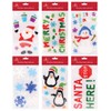 Tallon International Assorted Christmas Window Gel Stickers - Pack of
