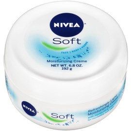 NIVEA Soft Moisturizing Crème - All-in-One Cream for Body, Face and Hands - 6.8 oz. Jar (Pack of 3)