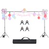 VEVOR Backdrop Stand, 6.5 x 10 ft Adjustable Photo Backdrop