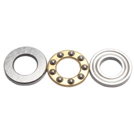 STYUI (10Pcs) F6-12M Miniature Thrust Ball Bearings 6mm x 12mm x 4.5mm Miniature Plane Thrust Bearings Chrome Steel One Way