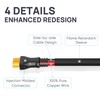 Naponal XT60 Extension Cable(10AWG 6FT), XT60 Male to Female Extension