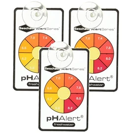 Seachem 3 Pack of pH Alert Devices, Continuously Monitors Freshwater for 3 to 6 Months Each