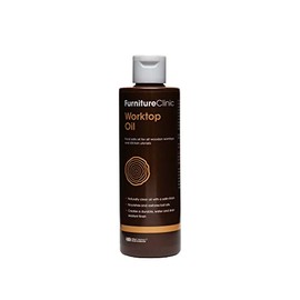 Furniture Clinic Worktop Oil 250ml - Food Safe, Quick Drying Worktop Oil for All Wooden Worktops & Kitchen Utensils