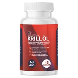 Saint Nutrition® Krillöl Kapseln – Antarctic Krill Oil - Hochdosiert mit Omega-3 EPA & DHA und natürlichem Astaxanthin – 1000mg - Für Herz, Gehirn, Augen & Gelenke – Nachhaltig gefangen