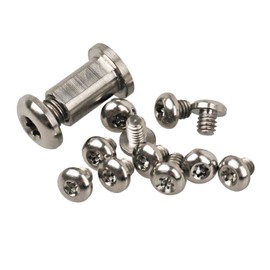 13Pcs Custom Titanium Alloy Torx Screw and Pivot Set for Benchmade 535 BUGOUT, Includes Handle and Pocket Clip Screws (Titanium)