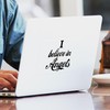 CafePress I Beleive in Angels Rectangle Sticker Rectangle Bumper Sticker