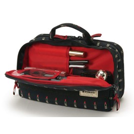 ARTISAN & ARTIST 8WP-LI120 SLOPE SHAPE POUCH Artisan & Artist Pouch, Cosmetic Pouch, Travel Pouch, Small Items, Bag-in-Bag, Black