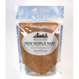 Boston Spice New World Nane Mint International Handmade Gourmet Turkish Blend Dips Salad Dressing Marinade Beef Lamb Shish Kabobs Vegetables Grilling Smoker Barbecue Dry Rubs 1/2 Cup Spice 2.3oz/67g