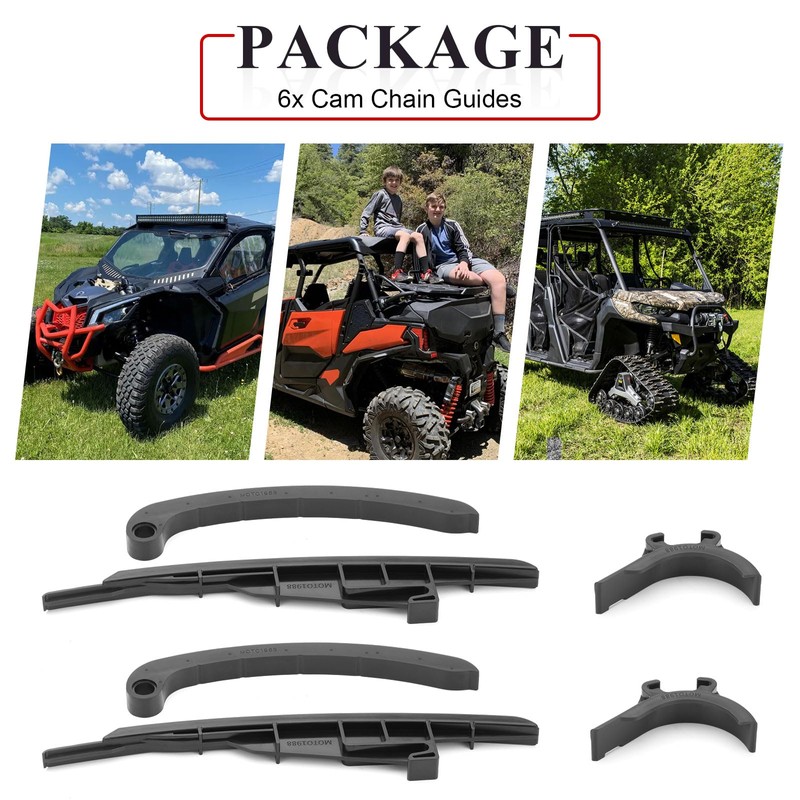 2x Cam Timing Chain Guide Kit for Can-Am Outlander Commander