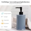 Umlaca Soap Dispenser, Refillable Ceramic Soap Dispenser, 360 ml, Suitable