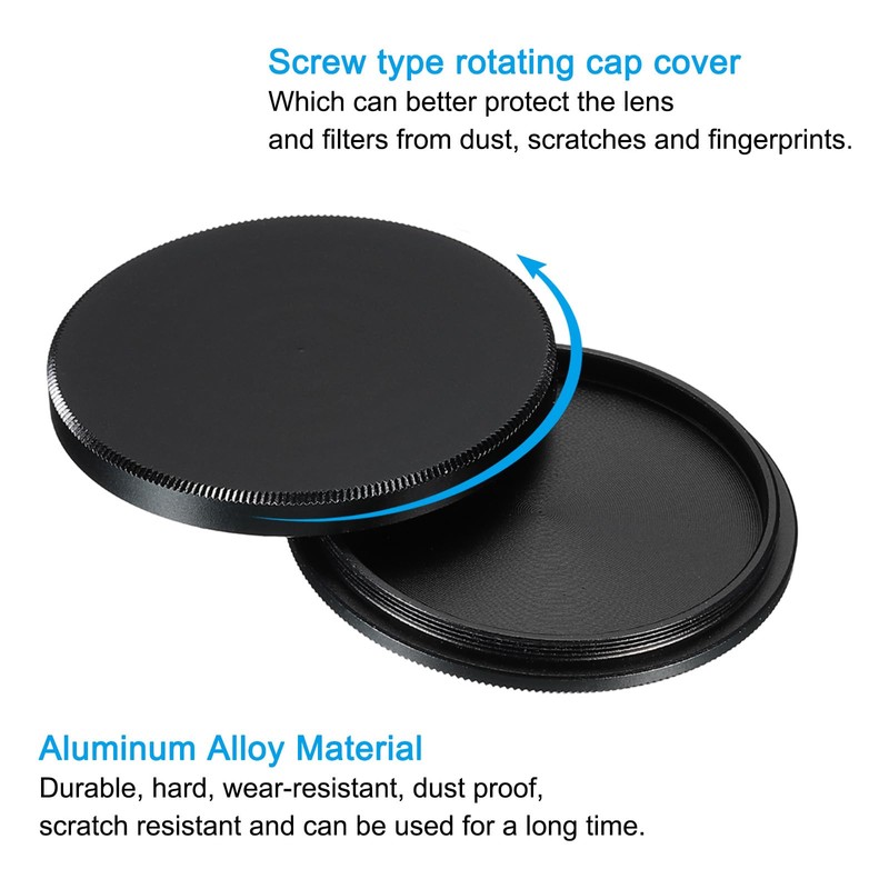 PATIKIL 40.5mm Lens Cap Camera Lens Cap Cover Universal Front