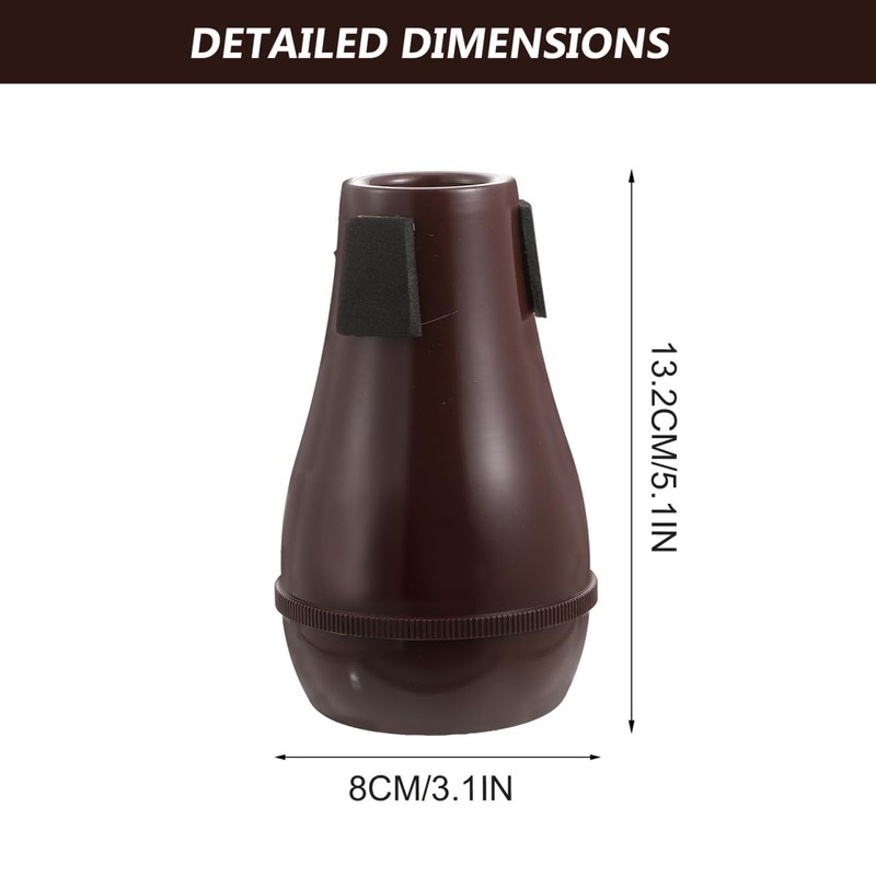 Flugelhorn Mute - Alt/Teutoposaune with Semi-Closed Mute - ABS Accessories