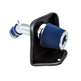 Cold Air Intake System with Heat Shield Kit + Filter Combo BLUE Compatible For 14-18 3/14-21 6 2.5L L4