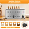 awolsrgiop 6 Slice Toaster Toasting Bread Bagels 1680W Stainless Steel