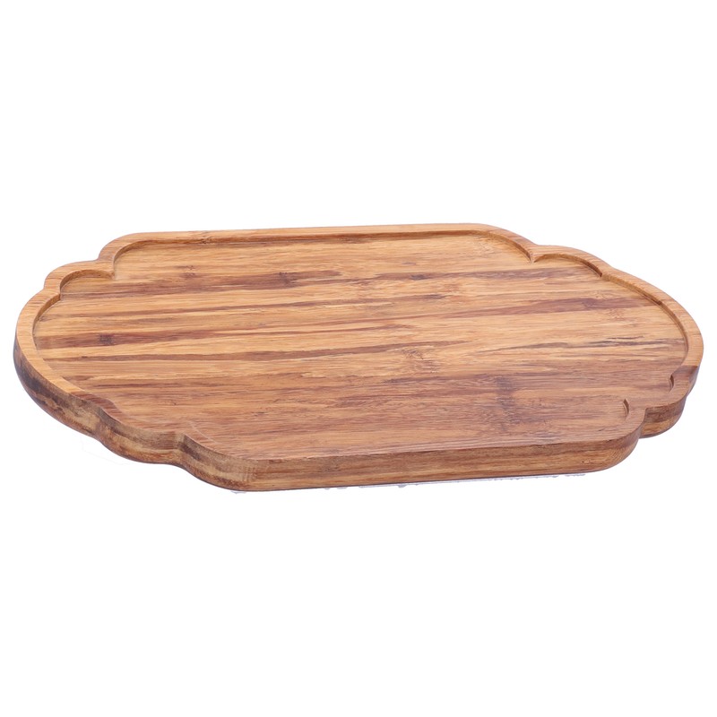 Simple Tea Tray Bamboo Tea Serving Tray Dish Saucer Home