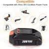 For WORX 2pack For WORX 20V MAX Extend Lithium Battery