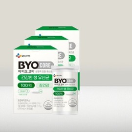 Biocore Healthy Live Lactic Acid Bacteria 10 Billion 3 Boxes 3-Month Supply Capsules CJ Wellcare Intestinal Health High-Concentration Probiotics Lactic Acid Bacteria / 바이오코어 건강한 생유산균 100억 3박스 3개월분 캡슐 CJ웰케어 장건강 고함량 프로바이오틱스 유산균