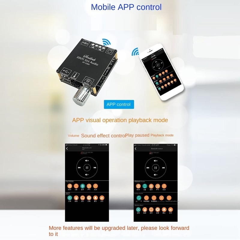 XY-C50H Bluetooth Digital Power Amplifier Module Bluetooth Digital Amplifier Board