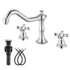 gotonovo Bathroom Faucet 3 Hole 8 Inch Widespread Bathroom Sink