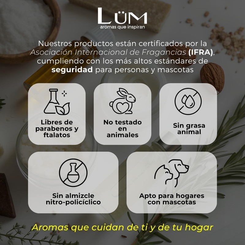 LÜM Blue Ocean Aroma para Difusor Notas de Marinas –