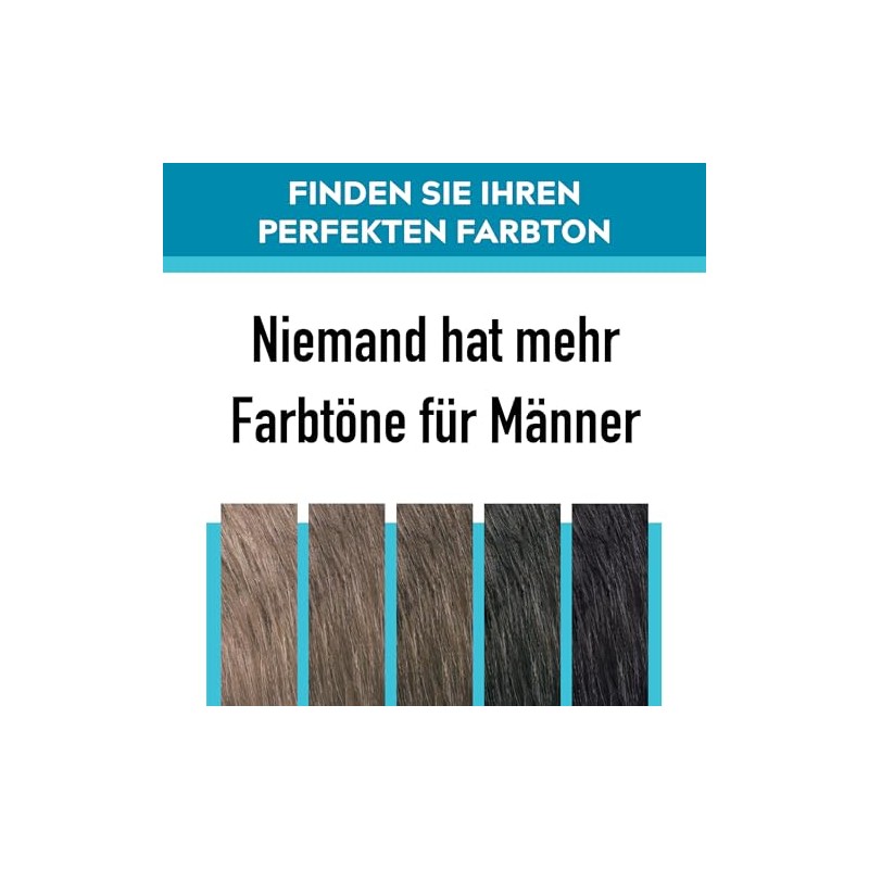 Just for Men Moustache and Beard Black Brown Dye, Eliminates