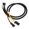2pcs Rectifier Conversion Wiring Harness 2206620 Replacement for Polaris Ranger