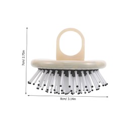 minkissy Scalp Massager Comb Brush Acetate Texture Paddle Comb for Styling Gentle Scalp Massage and Easy Cleaning for All Hair Types Static Reduction and Prevention