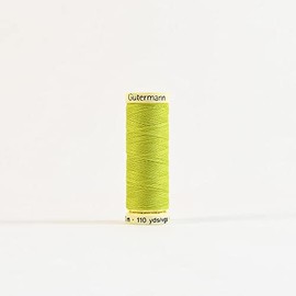 Gutermann Sew All Polyester Thread, Chartreuse 0334, 100 m