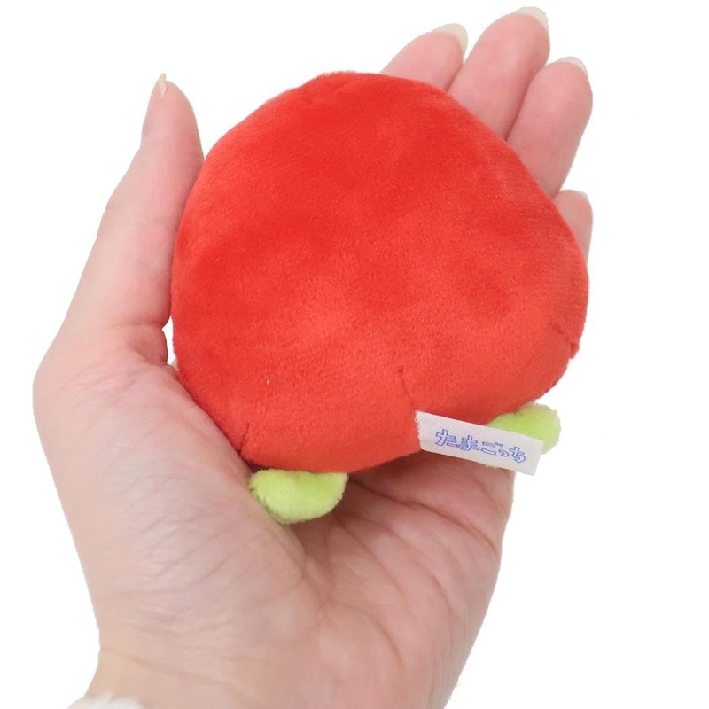 Kamio Japan 222989 Tamagotchi Strawberry Mascot Key Chain, red