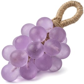 Lekgavd Grape Soap on a Rope, Grape Cluster Shaped Hand Soap, 1 Pcs, Purple