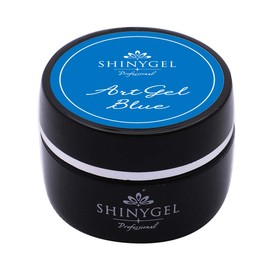 SHINYGEL Professional Shiny Gel, Blue (Color Gel for Art), 0.1 oz (4 g) [UV/LED Compatible] (JNA Certification Compatible)