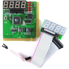 XRP 4 Digit PCI & ISA PC Motherboard Analyzer Tester Diagnostic Debug POST Card w/ External Display