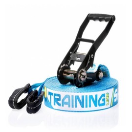 Unbranded Spider Slackline Kit-Padded Ratchets, Re Enforced Loops 50 or 60 feet - Training  60' (18 Meters)