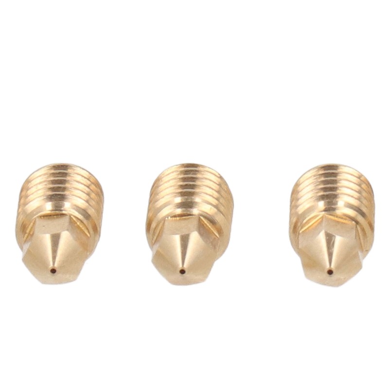 5Pcs 3D Printer Brass Nozzles Tight Connection Heat Resistant 500℃