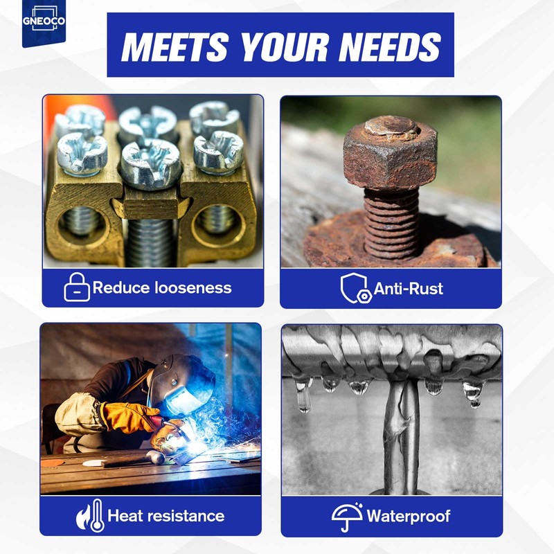 2PACK Blue Medium Strength Threadlockers 50ml x 2