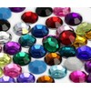 Allstarco 1000 x 7mm Green Peridot AB Flat Back Acrylic