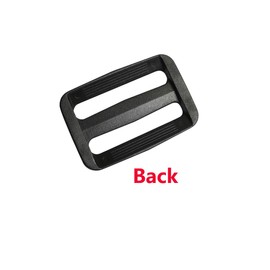 D DrNeeko 20 Pcs Black Plastic Tri-Glide Slides Button Adjustable Webbing Triglides Slider Buckle for Belt Backpack and Bags (1-1/2" 38mm)