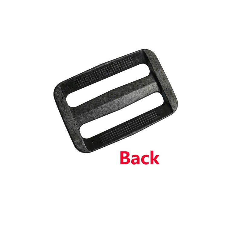 D DrNeeko 20 Pcs Black Plastic Tri-Glide Slides Button Adjustable