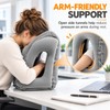 Inflatable Travel Pillow for Airplanes – Forward Leaning Head &