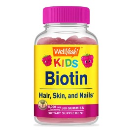 Wellyeah Biotina Niños 5000mcg Gomitas 60 Pzs
