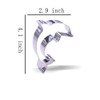 4 inch Dolphin Cookie Cutter - Stainless Steel