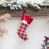 18 Inches Knit Christmas Stockings 3 Pcs Large Knitted Stockings