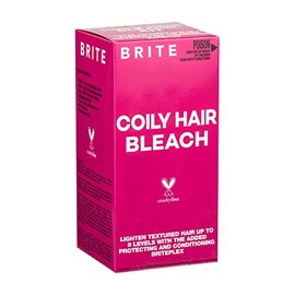 BRITE Coily Hair BLEACH KIT - Textured Hair, Bond-building Briteplex to protect your hair. Low-odor, high-performance, anti-breakage and safe for fine curly hair.