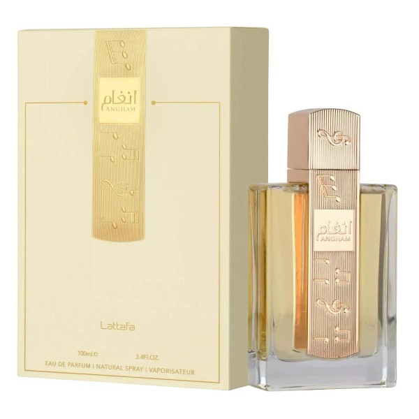 Lattafa Angham by Lattafa Eau de Parfum Spray, 3.4 Ounce