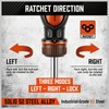 Multi 8-in-1 Magnetic Adjustable Ratchet Screwdriver Set: Mini Short Screwdrivers
