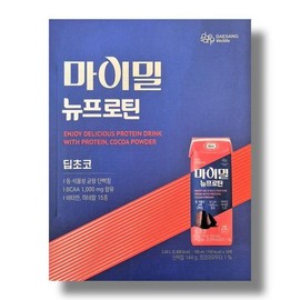 SellerHub 대상 마이밀 뉴프로틴 딥초코 190ml 16팩 1박스 /wb (S41007798) Daesang My Meal New Protein Deep Choco 190ml 16 Packs 1 Box