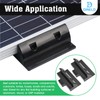 DRELD 2Pcs Side Mounting Bracket Solar Panel - Rectangle Solar