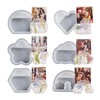 Business Card Organizer Storage Silicone Mold Clouds Hexagon Heart Card