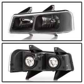 ACANII - For 2003-2019 Chevy Express|GMC Savana 1500 2500 3500 Van OE Style Headlights Headlamps Replacement Left+Right